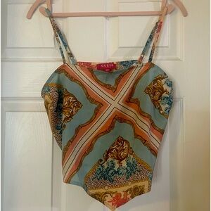 Guess Vintage Cami Silky Scarf Style size M